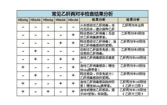 乙肝两对半是什么意思？