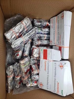<b>cycloserine/环丝氨酸一天吃几粒？</b>药厂实拍